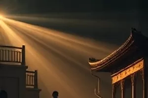 《最后一班渡轮》剧照：黄昏时分靠岸的渡轮与码头